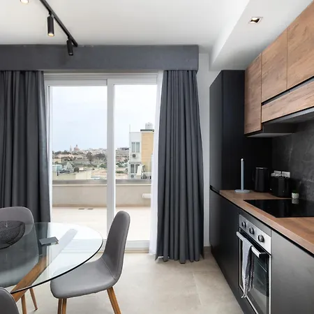Modern 2br Duplex Penthouse With Front Balcony And Large Terrace - Close To Saint Julians & Sliema Gzira